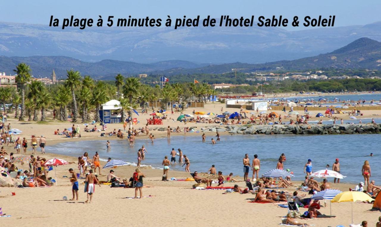 Hotel Sable Et Soleil - Port, Plage Et Jacuzzi Prive เฟรฌูส ภายนอก รูปภาพ